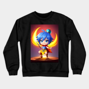 Little Cheerful Genie Boy Crewneck Sweatshirt